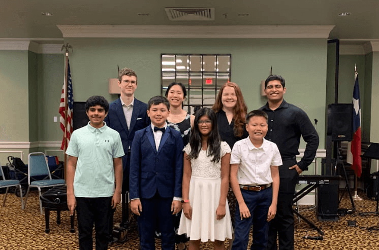 Century Fine Arts mini show for music students in Sugar Land, TX