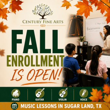 A New Season for Music: Fall Enrollment at Century Fine Arts in Sugar Land